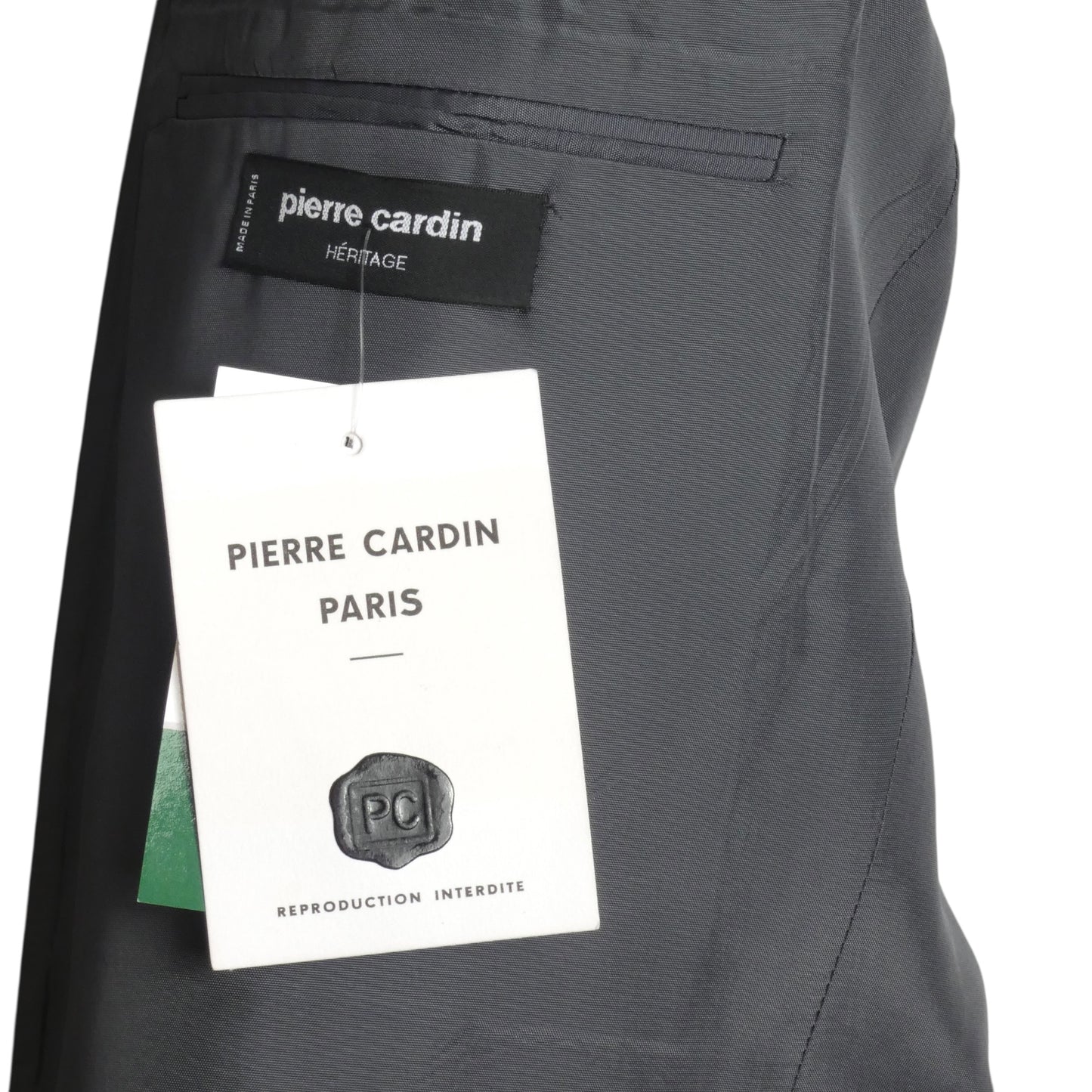 PIERRE CARDIN- 2000 Purple Silk Stripe Blazer, Size-Large