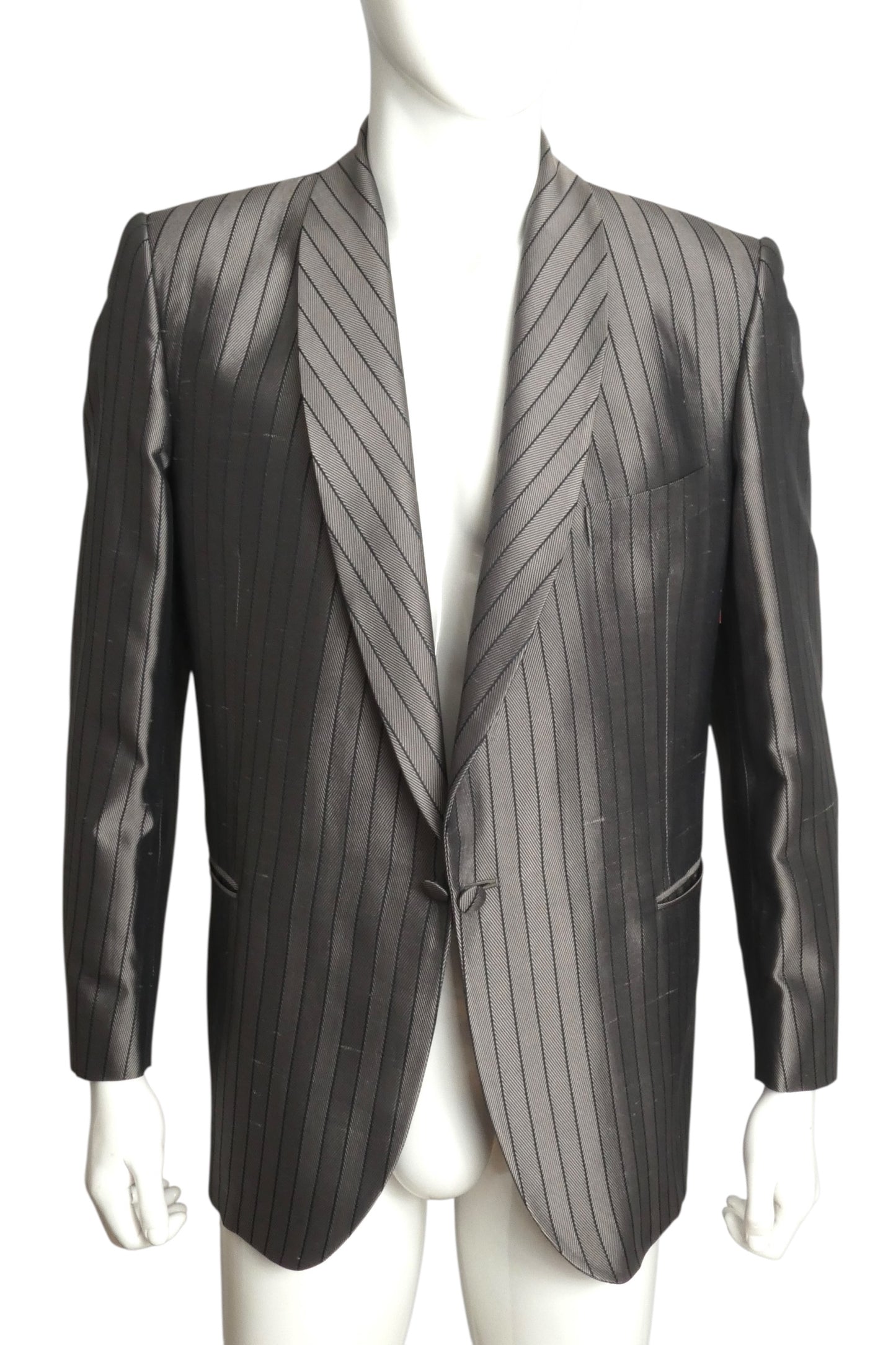 PIERRE CARDIN- 2000 Brocade Stripe Blazer, Size-XLarge