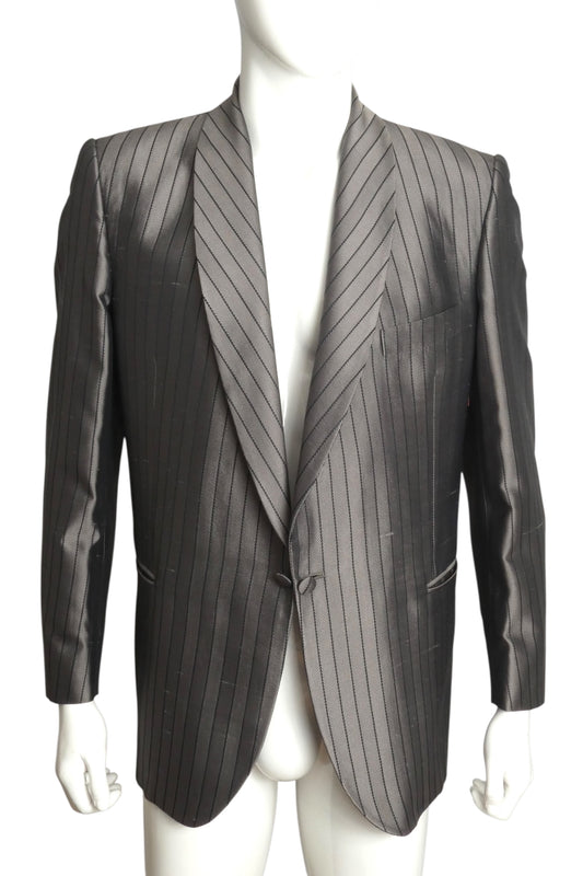 PIERRE CARDIN- 2000 Brocade Stripe Blazer, Size-XLarge