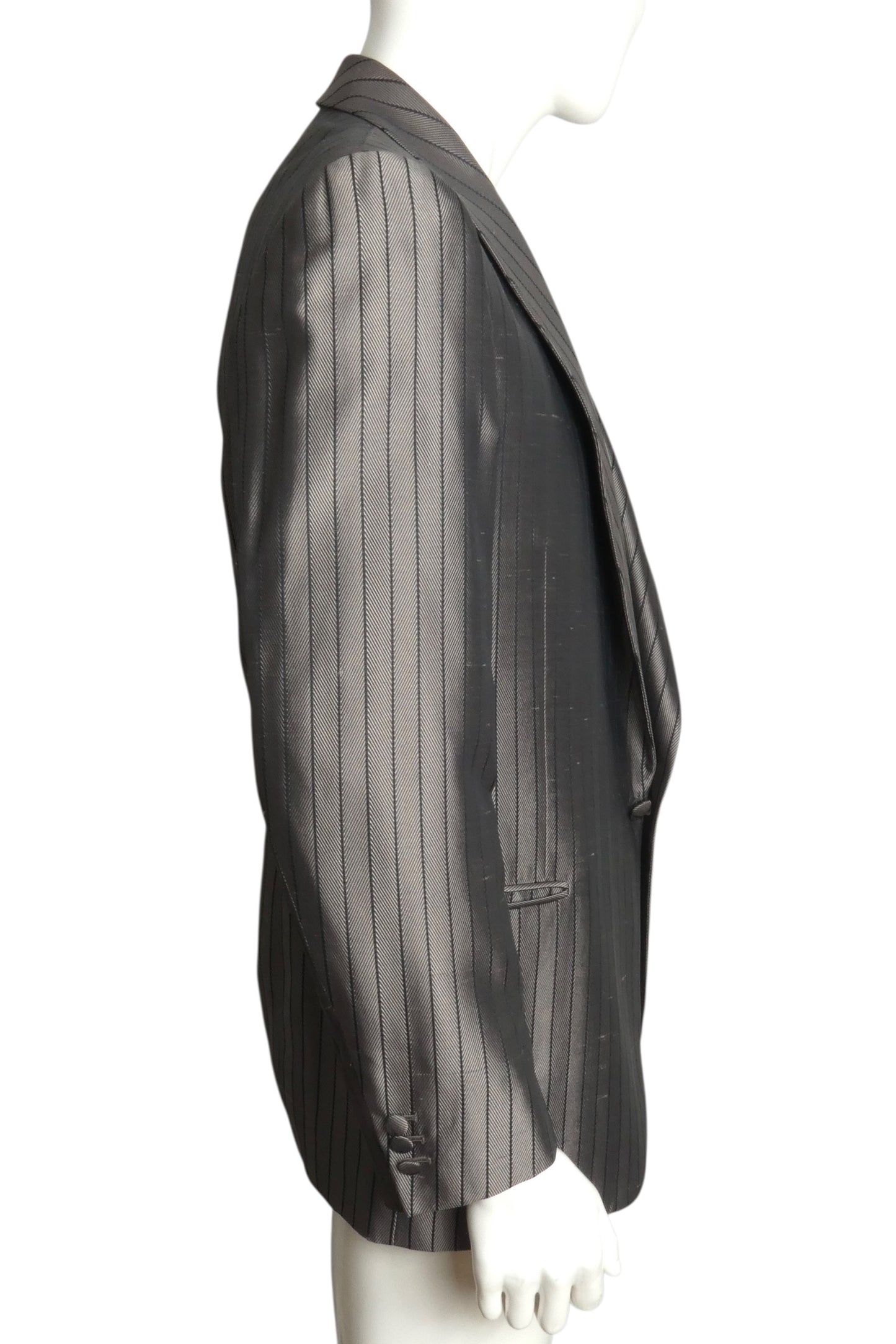 PIERRE CARDIN- 2000 Brocade Stripe Blazer, Size-XLarge