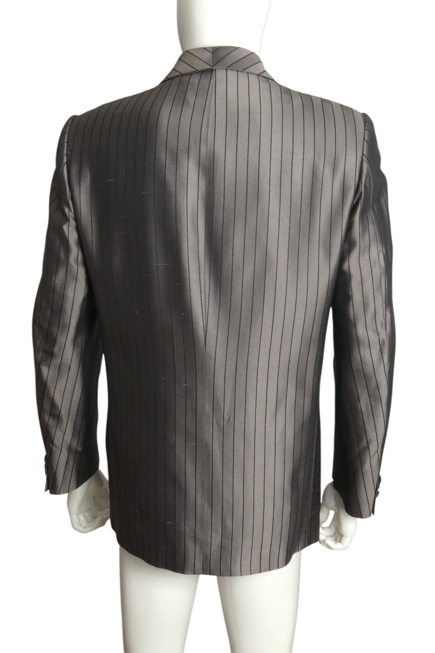 PIERRE CARDIN- 2000 Brocade Stripe Blazer, Size-XLarge