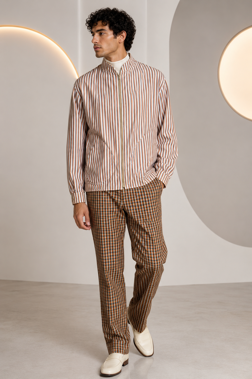 PIERRE CARDIN - 1990s Reversible Suit, Size Medium