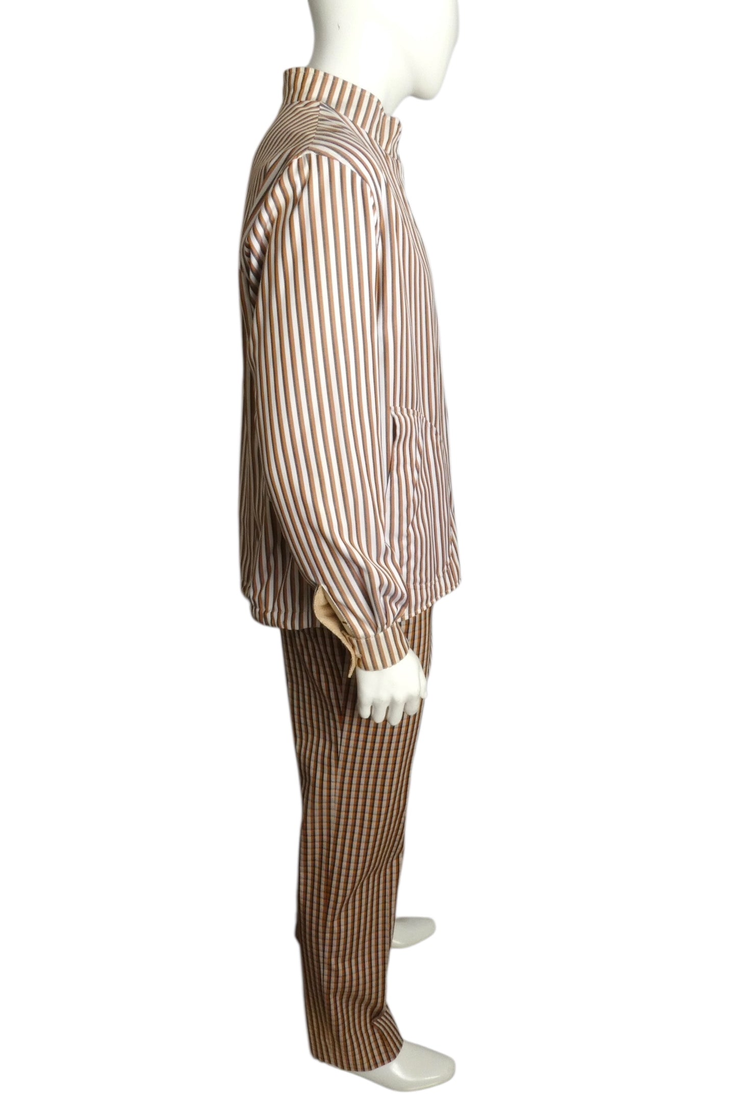 PIERRE CARDIN- 1990s Reversible Striped Resort Suit, Size Medium