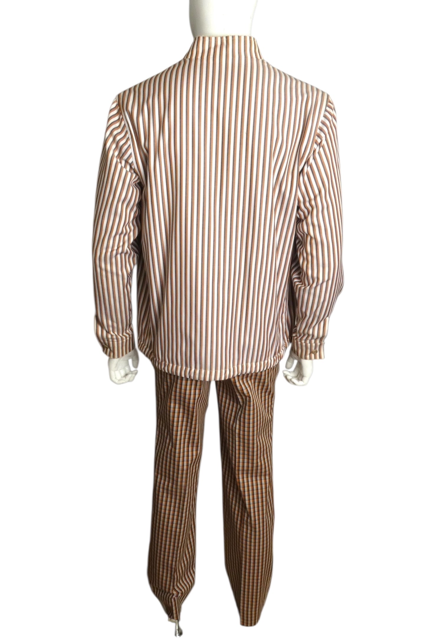 PIERRE CARDIN- 1990s Reversible Striped Resort Suit, Size Medium