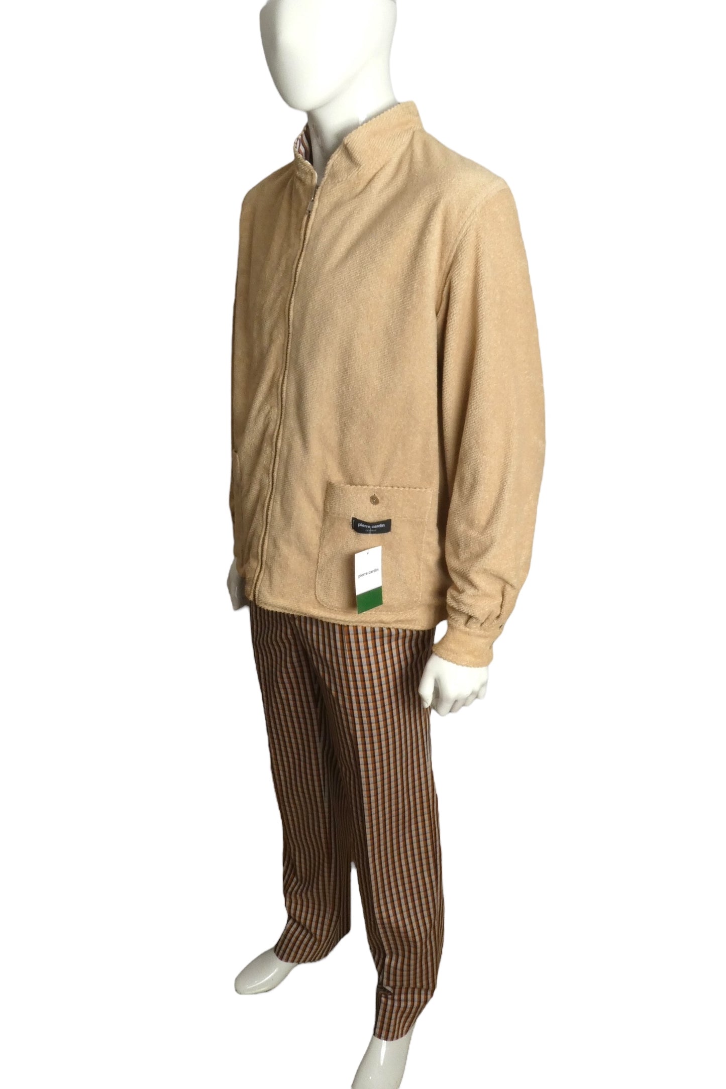 PIERRE CARDIN- 1990s Reversible Striped Resort Suit, Size Medium