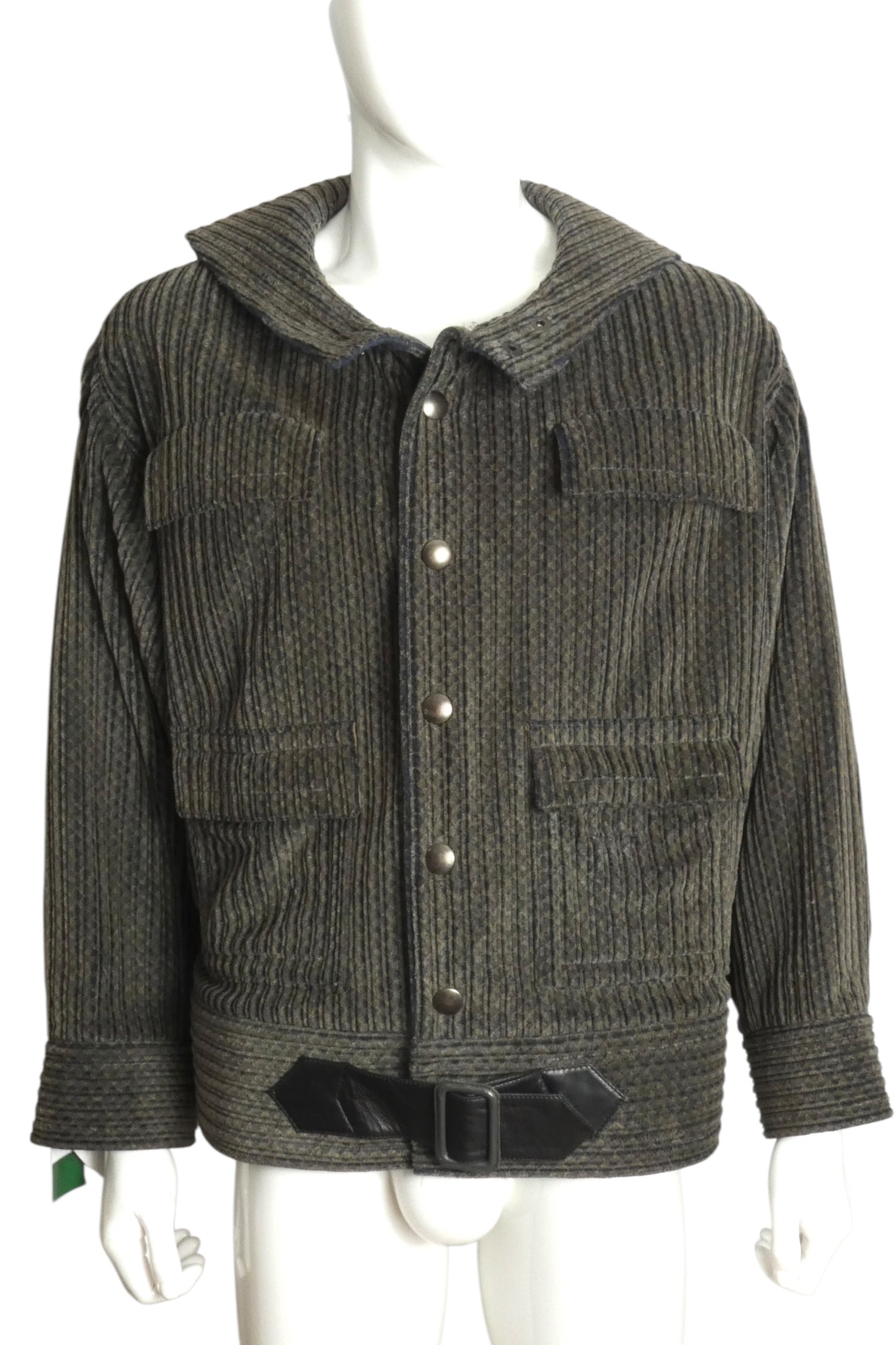 PIERRE CARDIN- 1992 Corduroy Coat, Size-Large