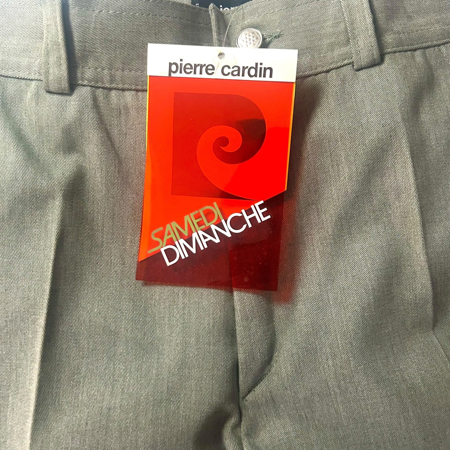 PIERRE CARDIN- NWT 1980s Green Reversible Suit, Size Medium