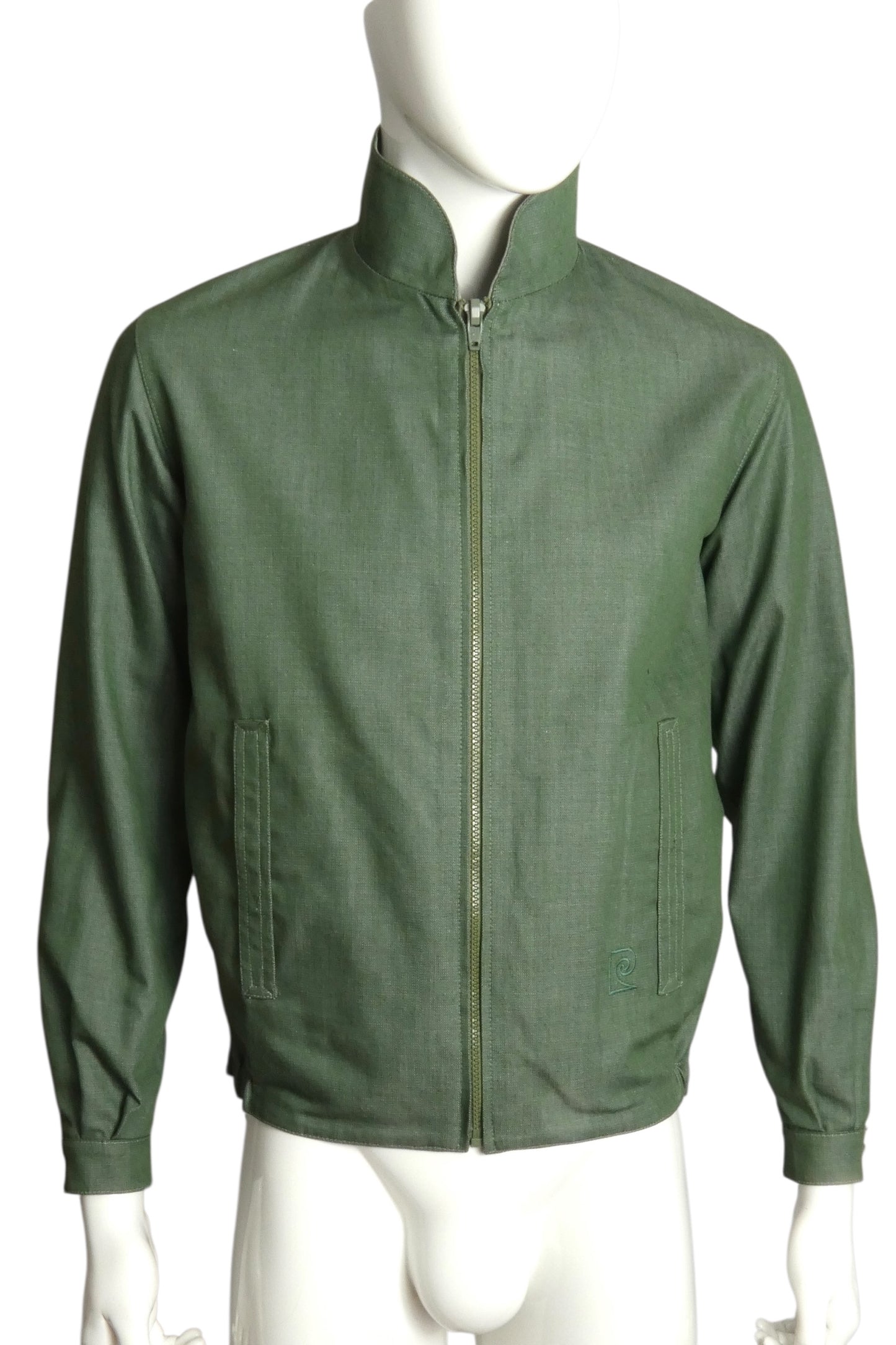 PIERRE CARDIN- NWT 1980s Green Reversible Suit, Size Medium