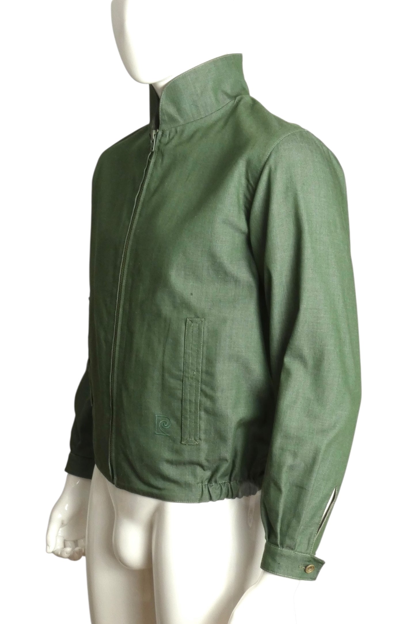 PIERRE CARDIN- NWT 1980s Green Reversible Suit, Size Medium