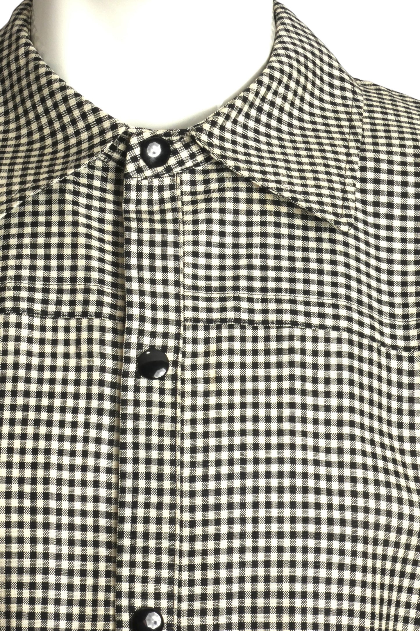 PIERRE CARDIN HAUTE COUTURE- 1978 Wool Gingham Jacket, Size-Large