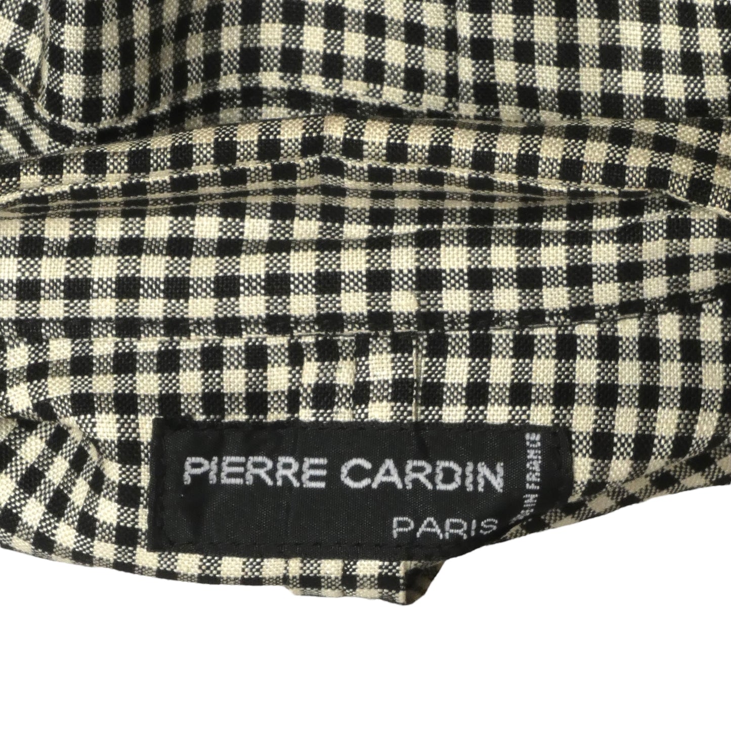 PIERRE CARDIN HAUTE COUTURE- 1978 Wool Gingham Jacket, Size-Large