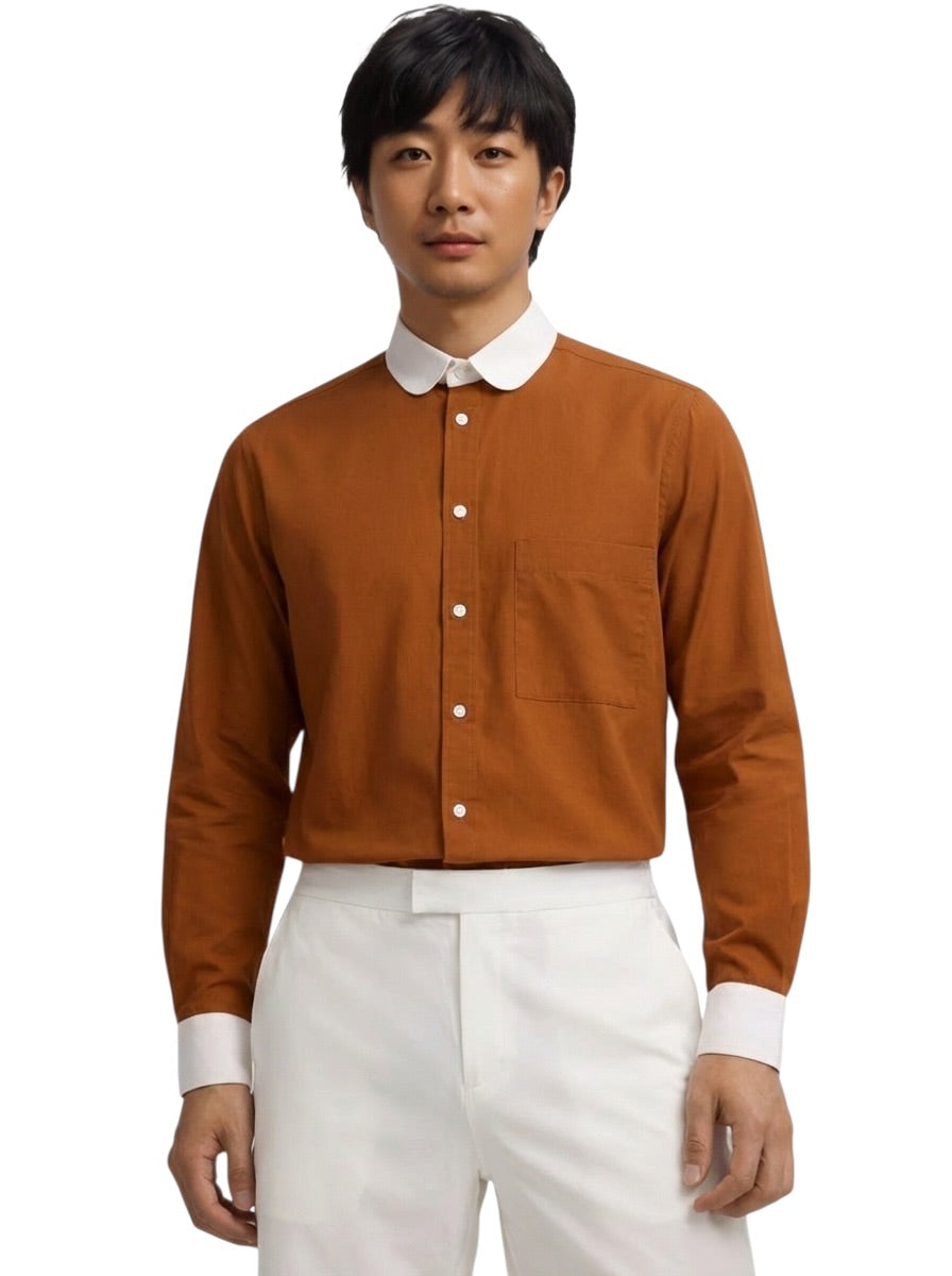 1980s Cotton Shirt-Jack, Size Medium