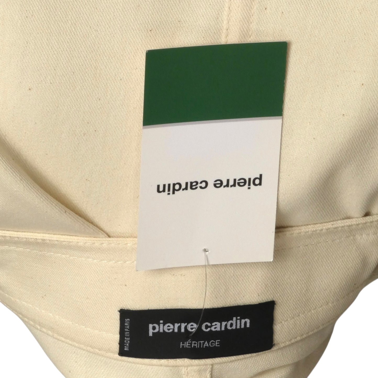 PIERRE CARDIN HAUTE COUTURE- 1994 Ivory Cotton Twill Jacket, Size-X-Large