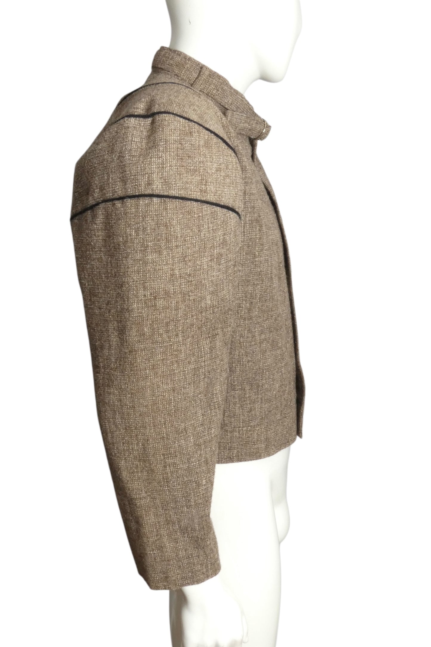 PIERRE CARDIN- 1982 Sculpted Wool Jacket, Size Medium