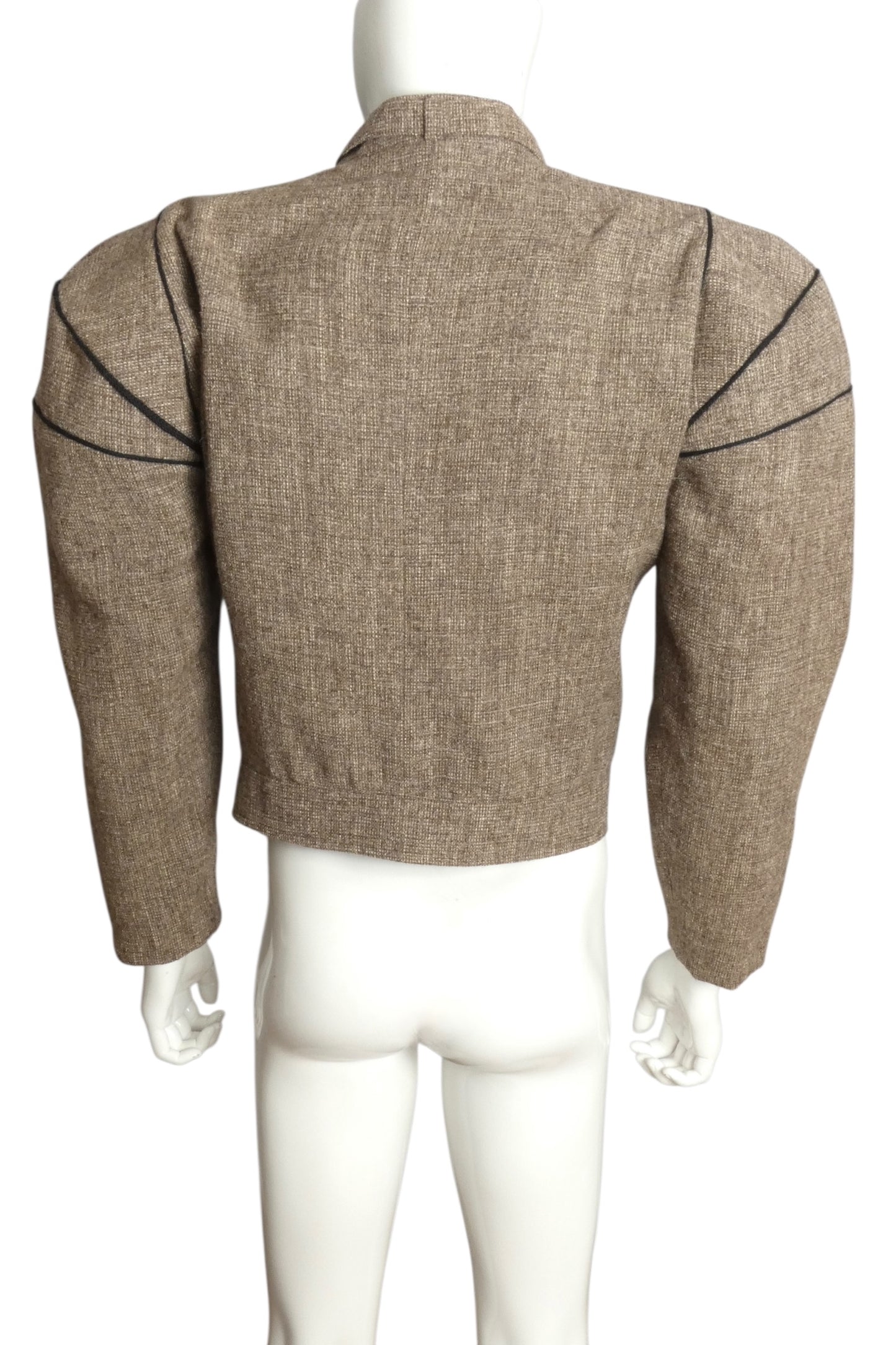 PIERRE CARDIN- 1982 Sculpted Wool Jacket, Size Medium