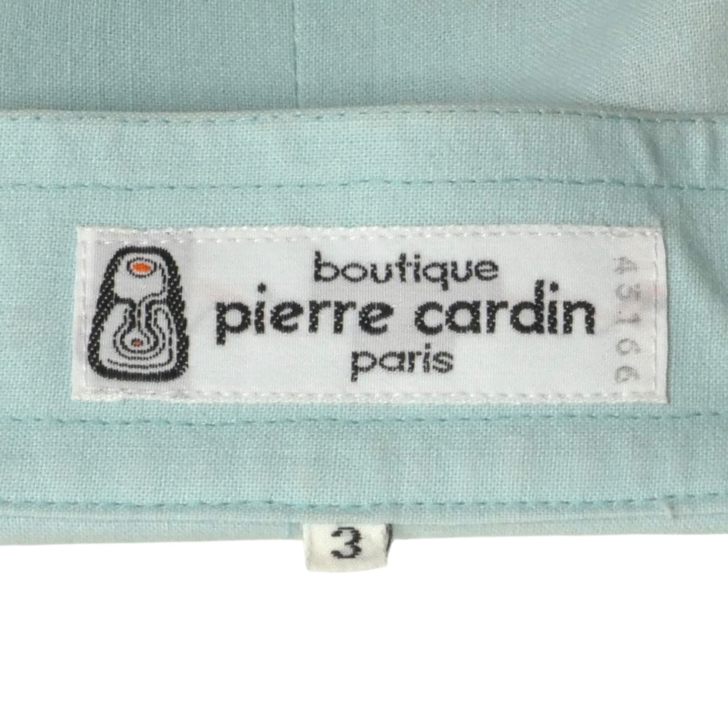 PIERRE CARDIN- 1990s Aqua Cotton Jacket, Size-Large
