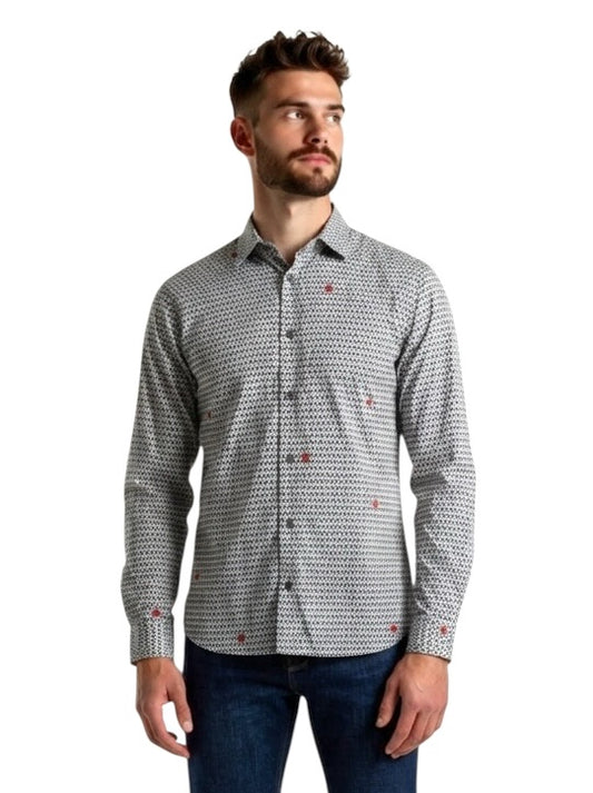 1990s Cotton "Peace" Shirt, Size Medium