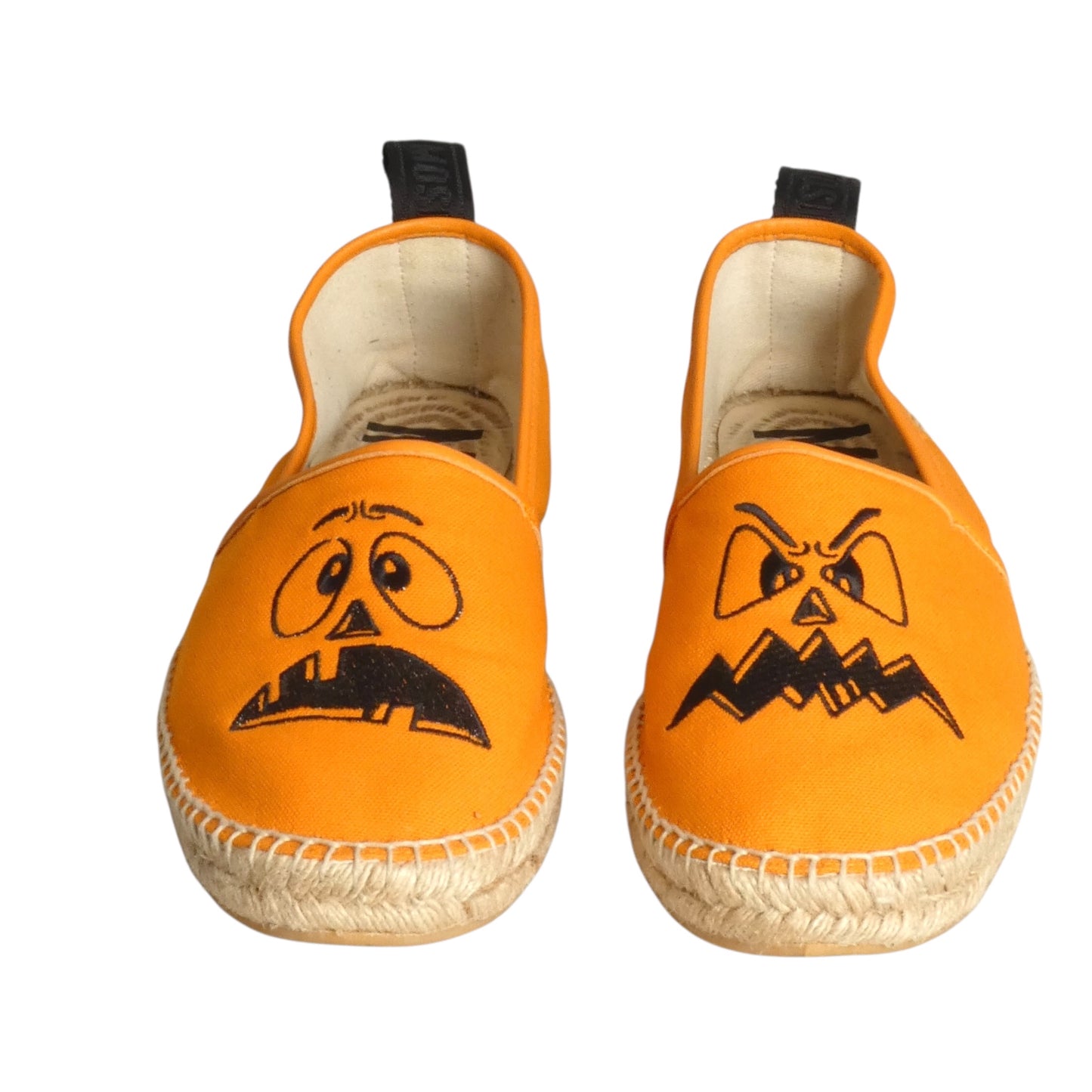 MOSCHINO COUTURE- 2020 Orange Pumpkin Espadrilles, Size 44