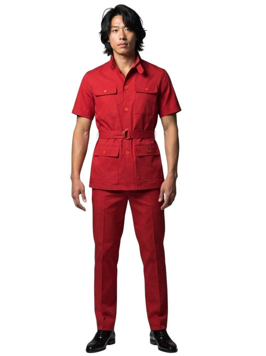 1990s Cotton Suit, Size Large