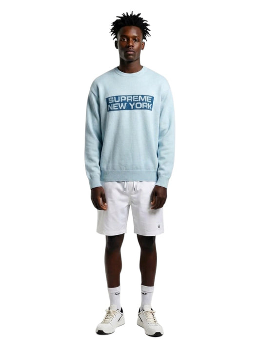 Logo Knit Sweater, Size XL