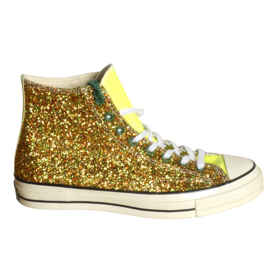 JW ANDERSON X CONVERSE-2019 Chuck 70 High 'Glitter Pack - Gold Silver', Size-11