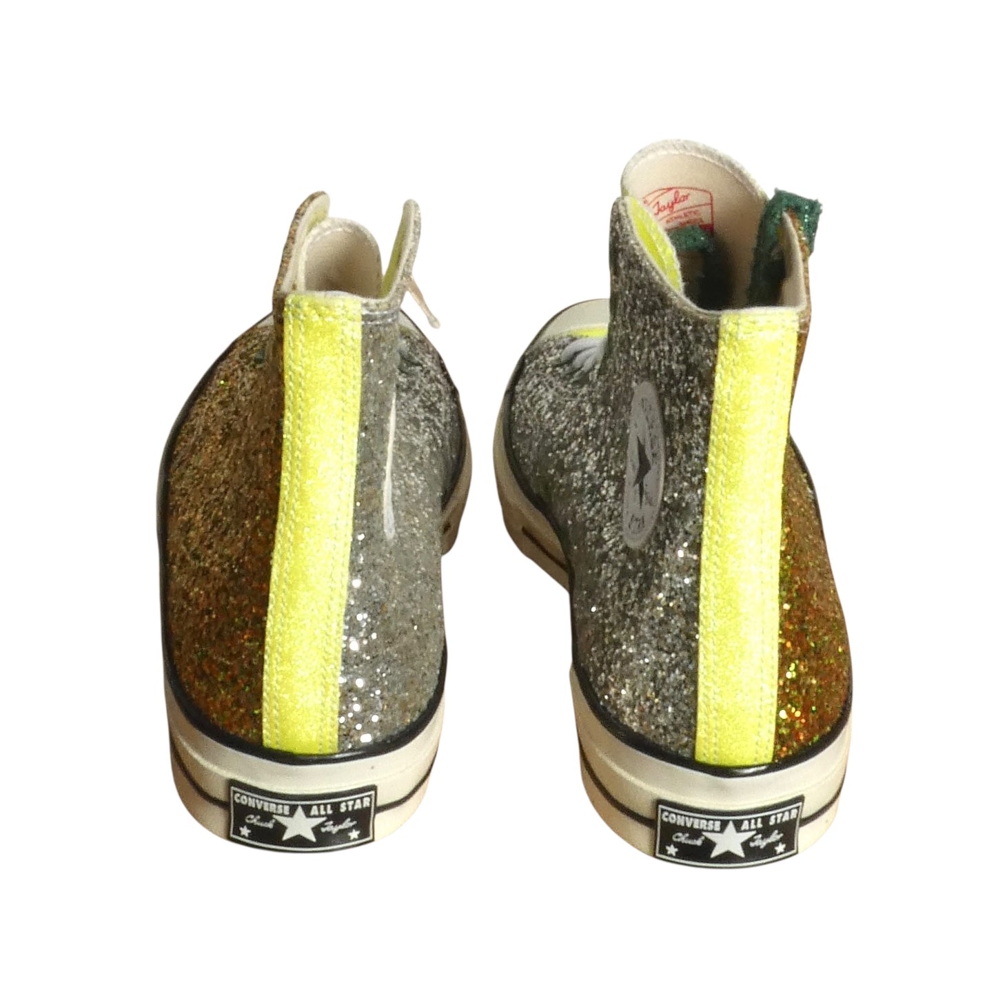 JW ANDERSON X CONVERSE-2019 Chuck 70 High 'Glitter Pack - Gold Silver', Size-11