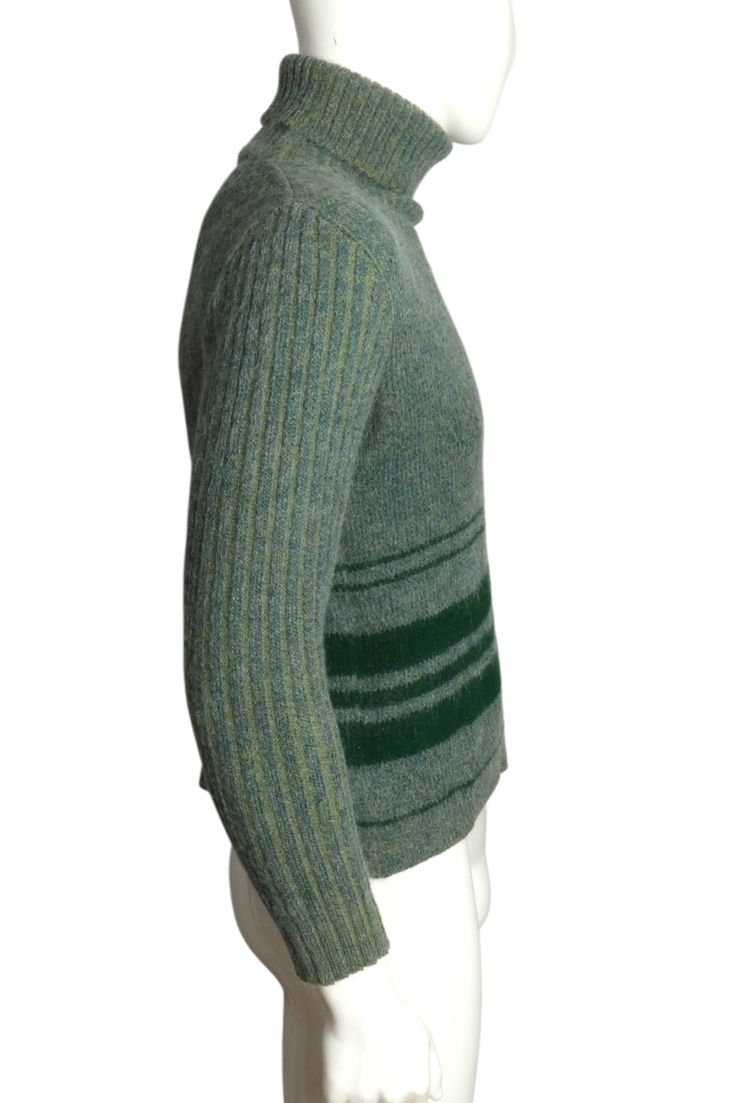 PIERRE CARDIN - 1970s Wool Turtleneck Sweater, Size-Medium