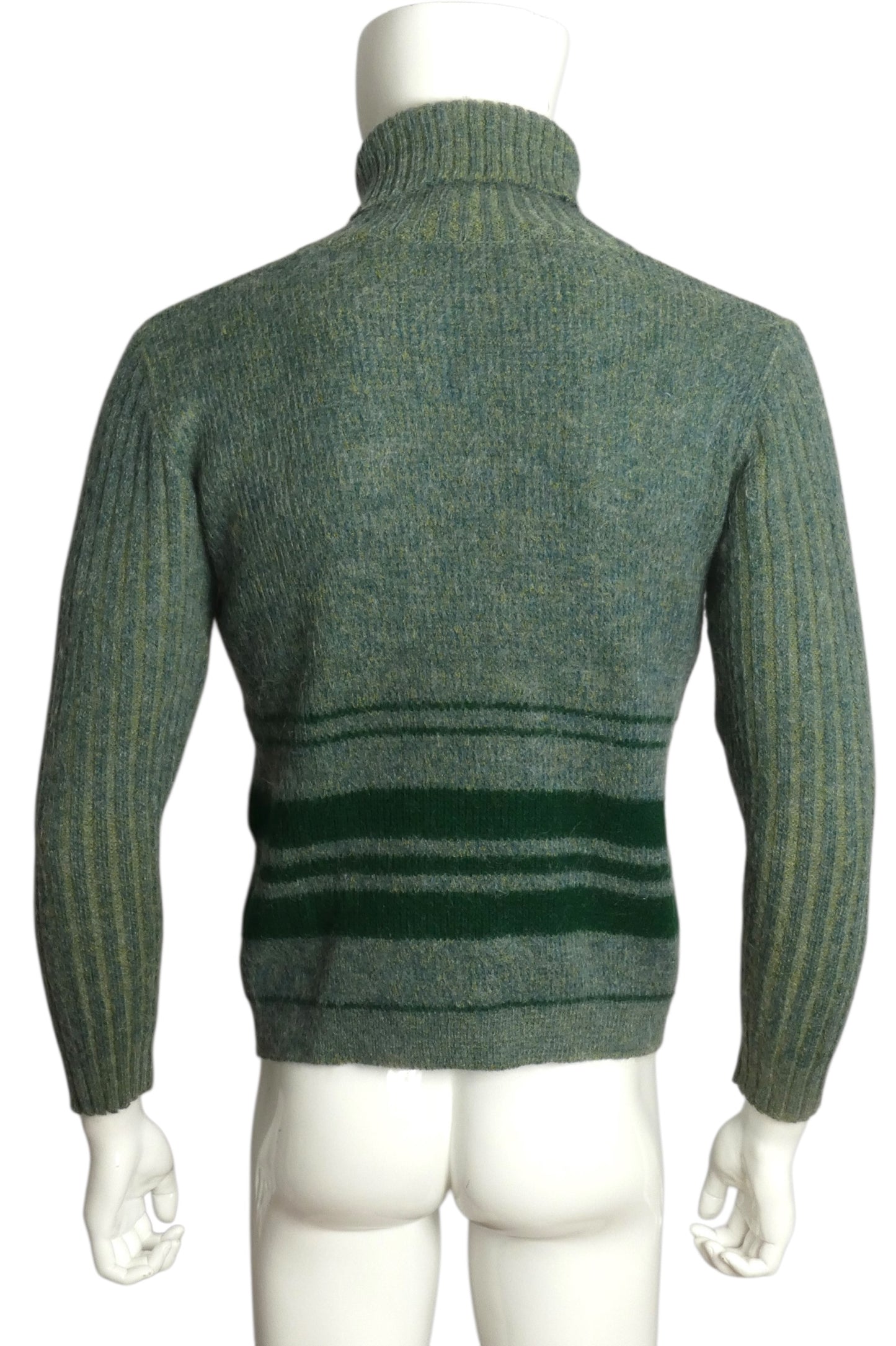 PIERRE CARDIN - 1970s Wool Turtleneck Sweater, Size-Medium