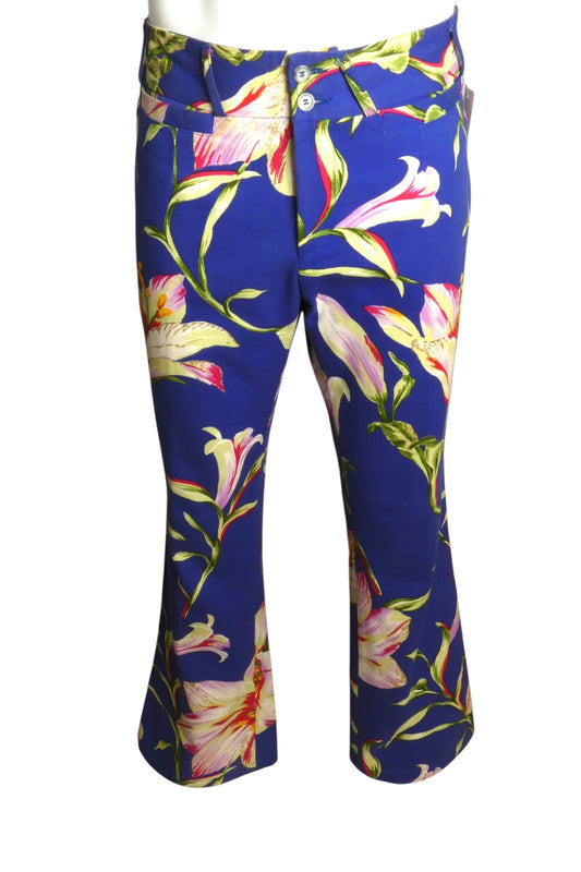 D&G- Floral Twill Jeans, Waist 33