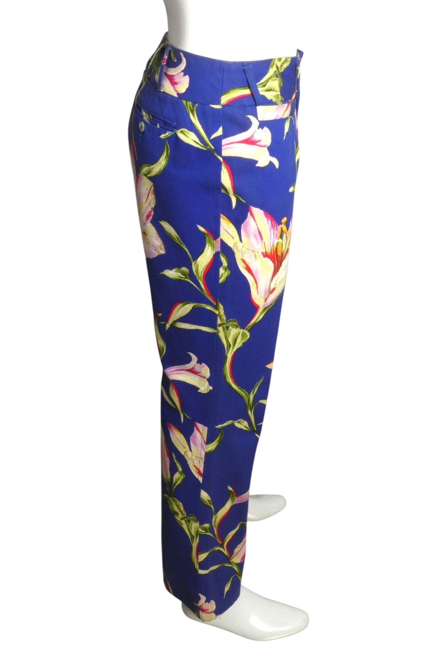 D&G- Floral Twill Jeans, Waist 33
