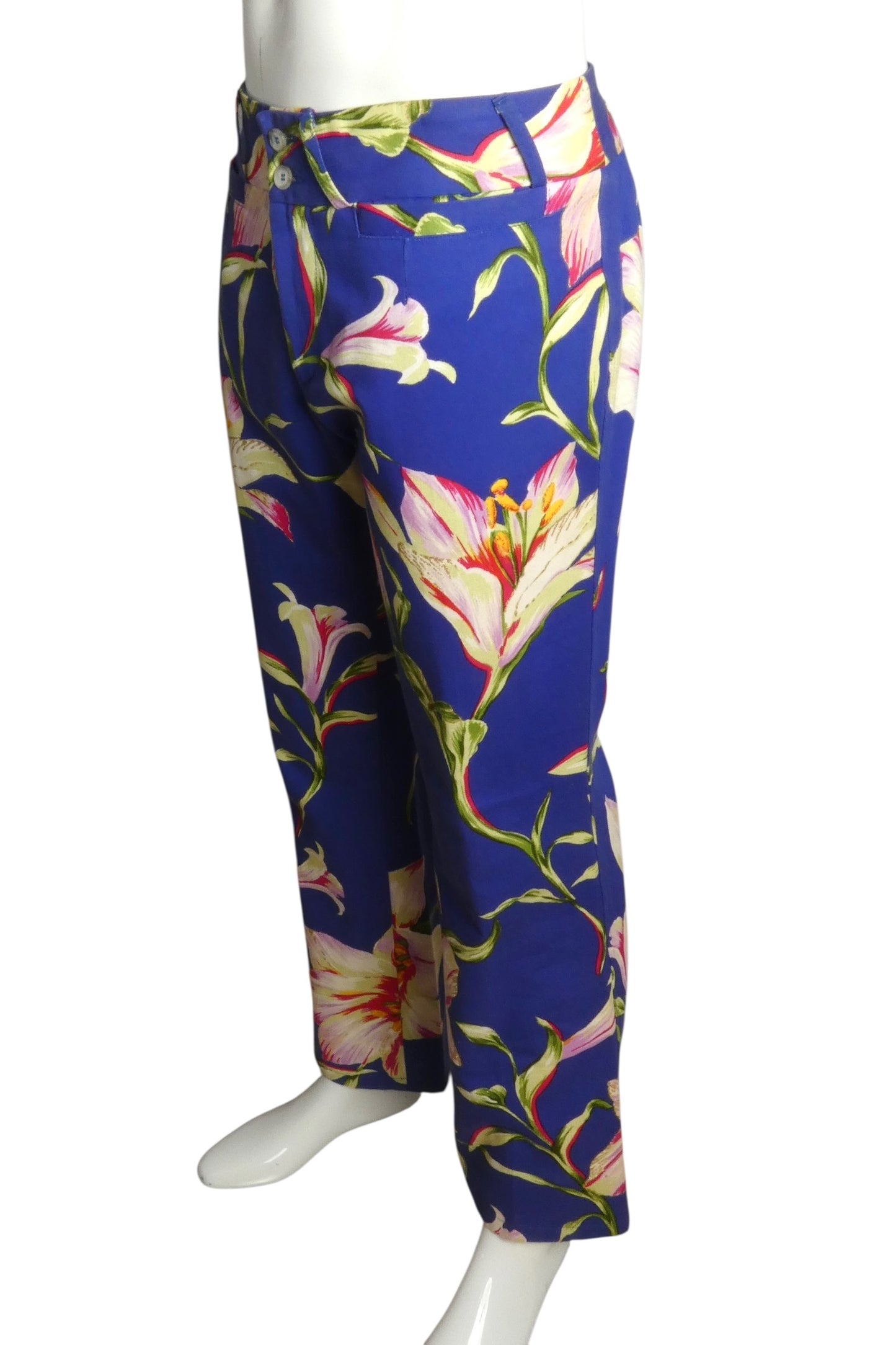 D&G- Floral Twill Jeans, Waist 33