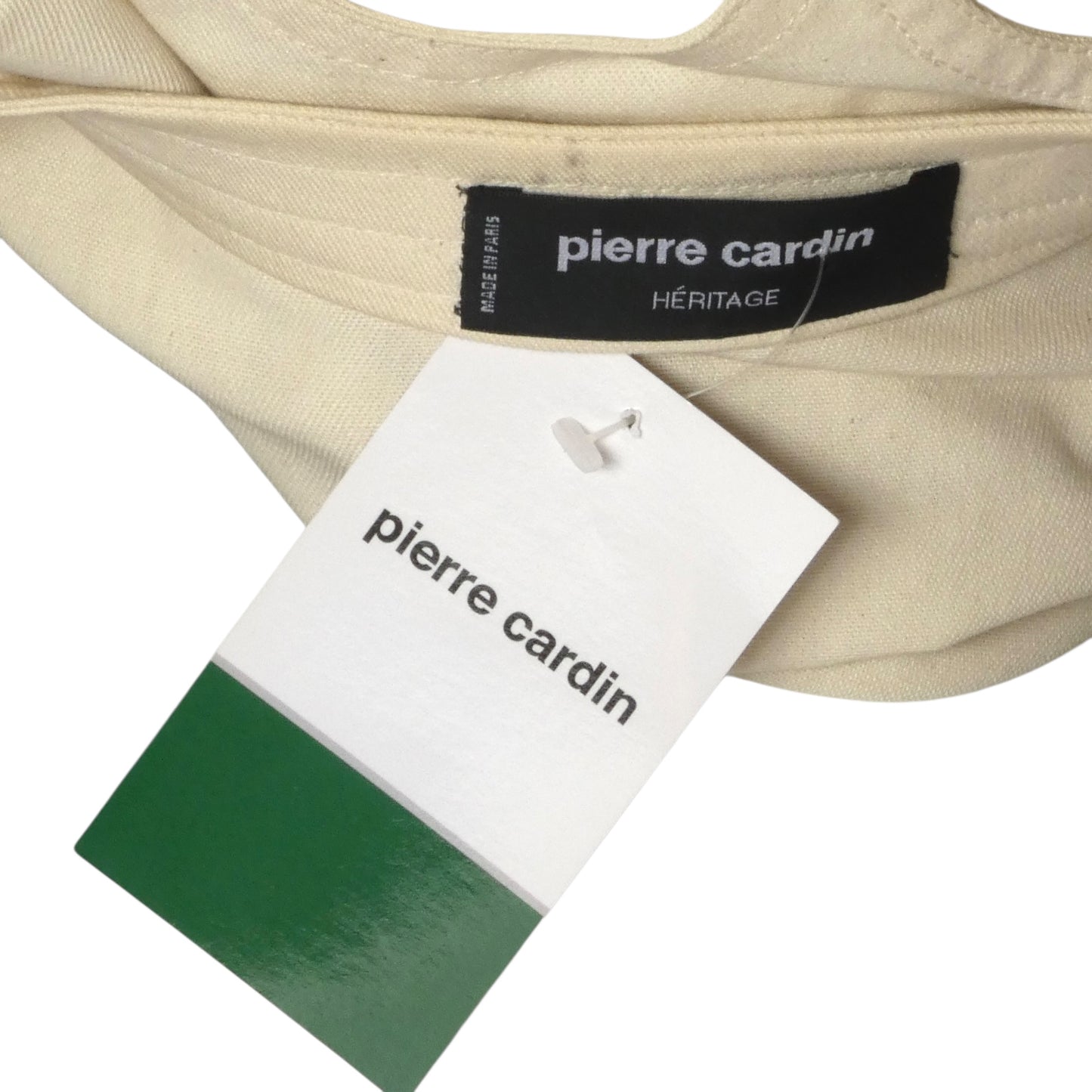 PIERRE CARDIN HAUTE COUTURE- 1994 Off White Cotton Twill Jacket, Size Large