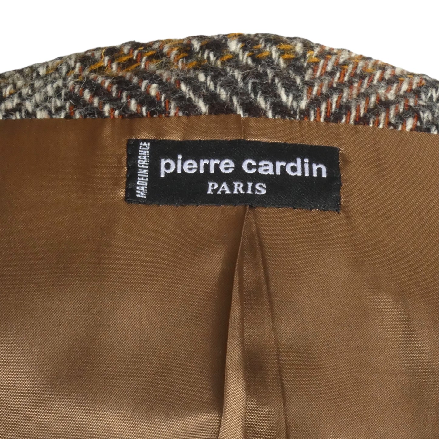 PIERRE CARDIN (HAUTE COUTURE)- Wool Tweed Vest, Size Medium