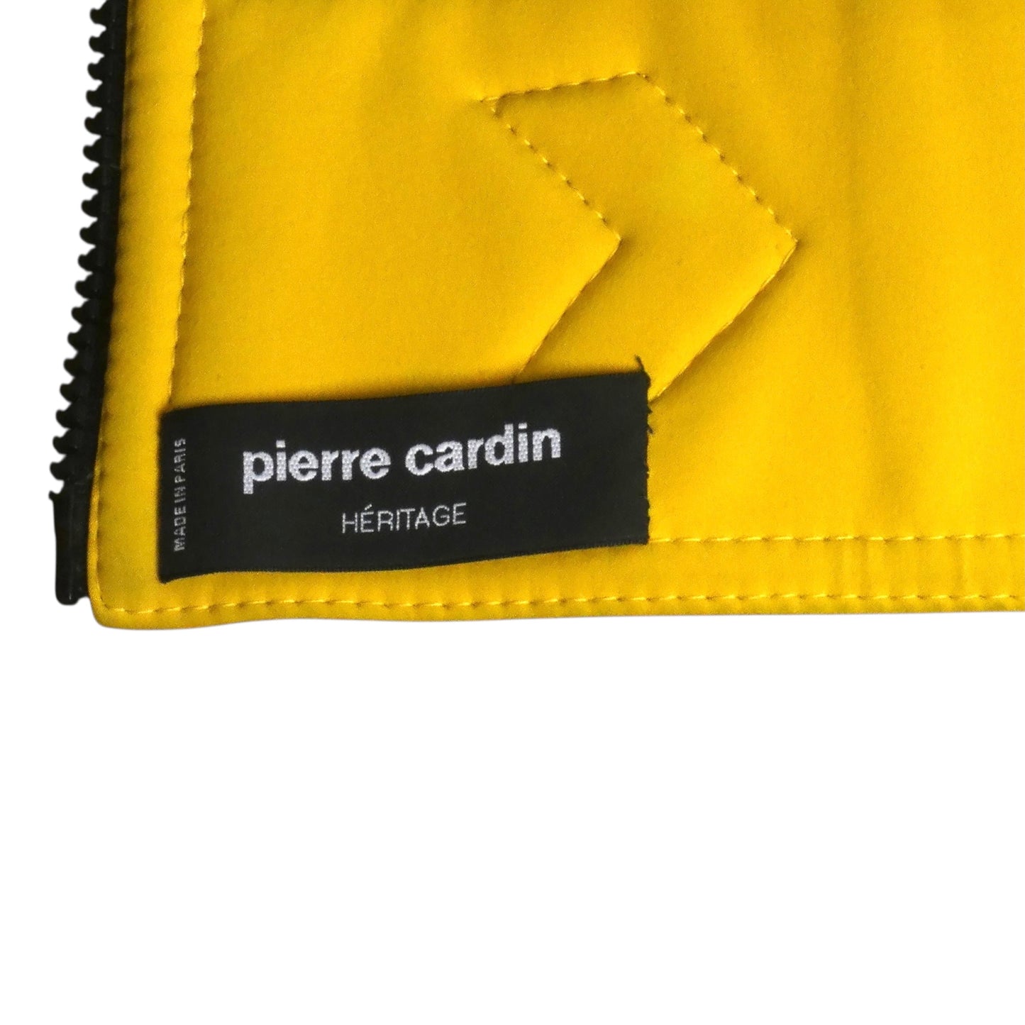 PIERRE CARDIN HAUTE COUTURE- 2012 Yellow Neoprene & Tube Jacket, Size Large