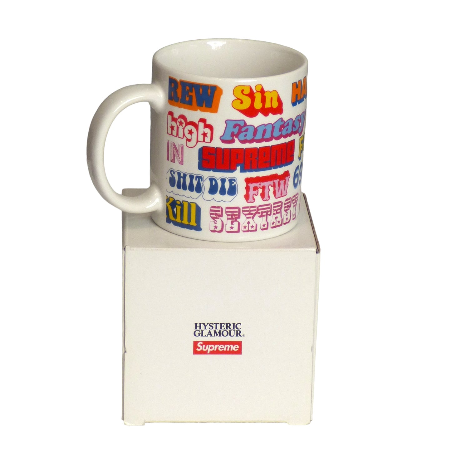 SUPREME x HYSTERIC GLAMOUR- 2017 Printed Coffee Mug