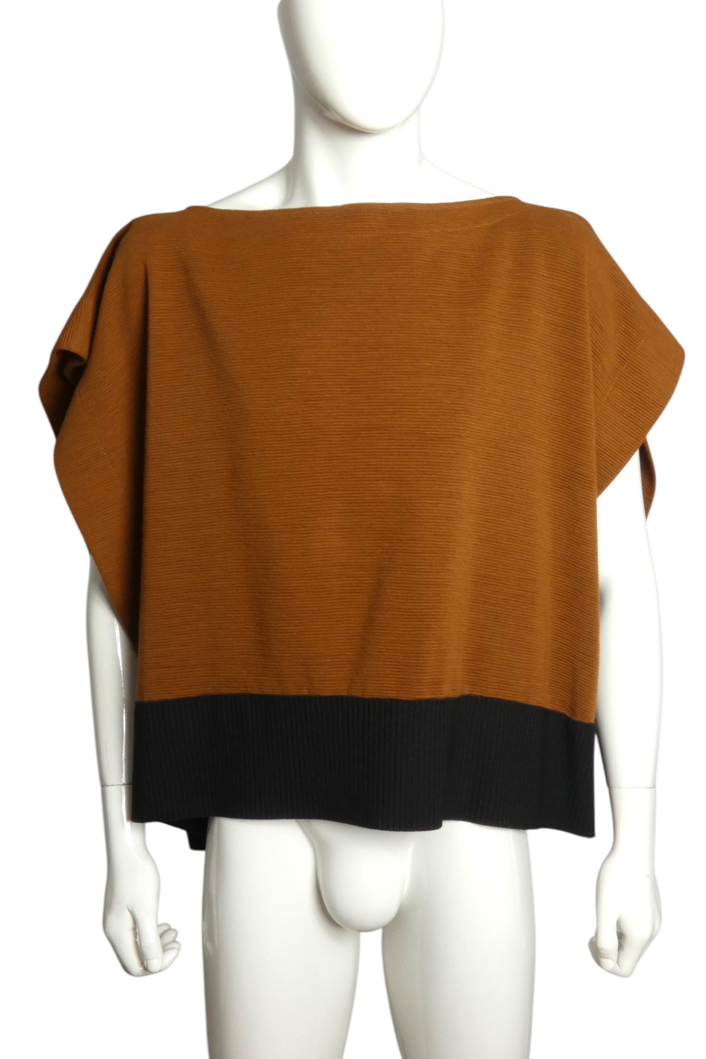 PIERRE CARDIN (HAUTE COUTURE)- 1991 Ribbed Wool Knit Sweater, One Size