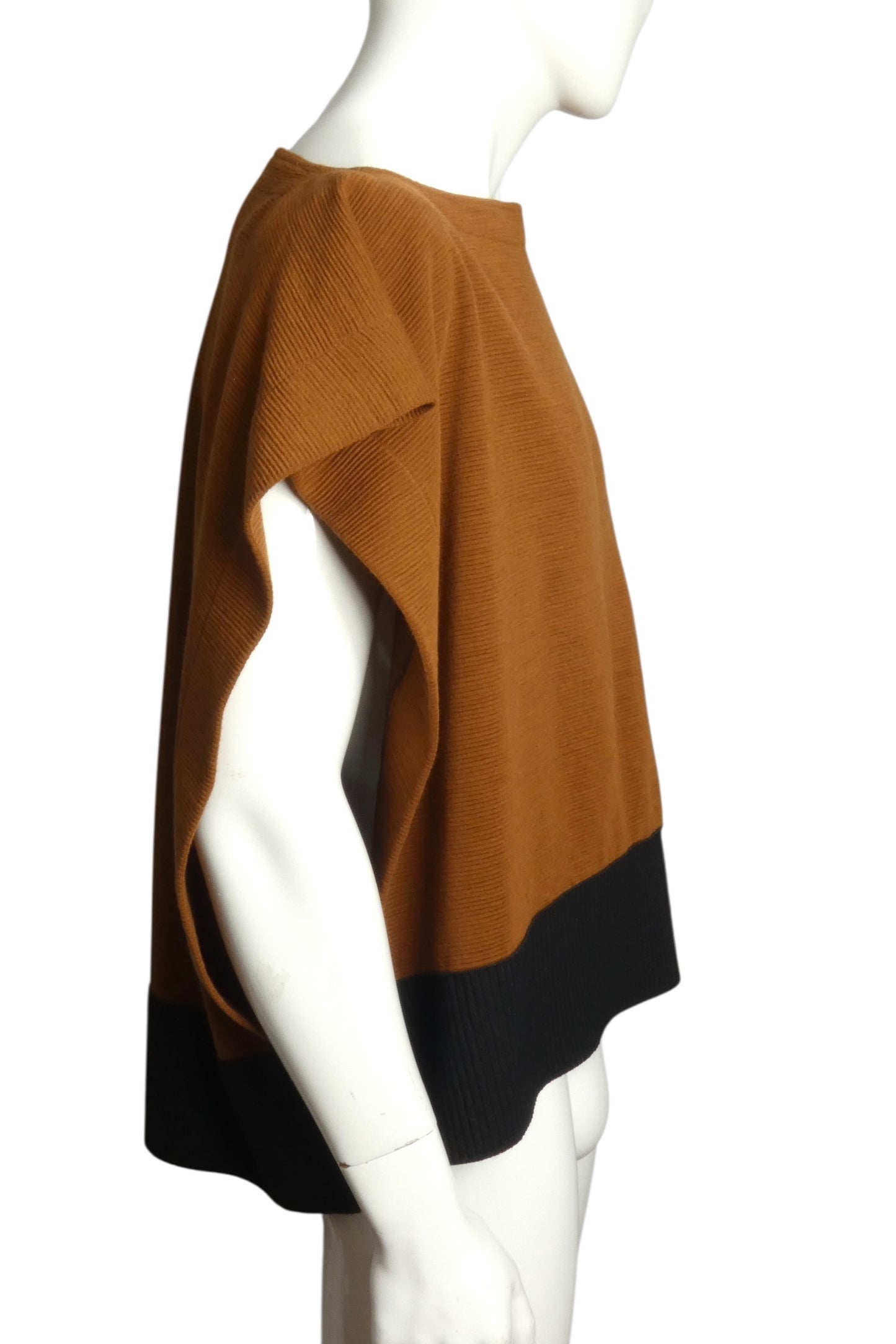 PIERRE CARDIN (HAUTE COUTURE)- 1991 Ribbed Wool Knit Sweater, One Size