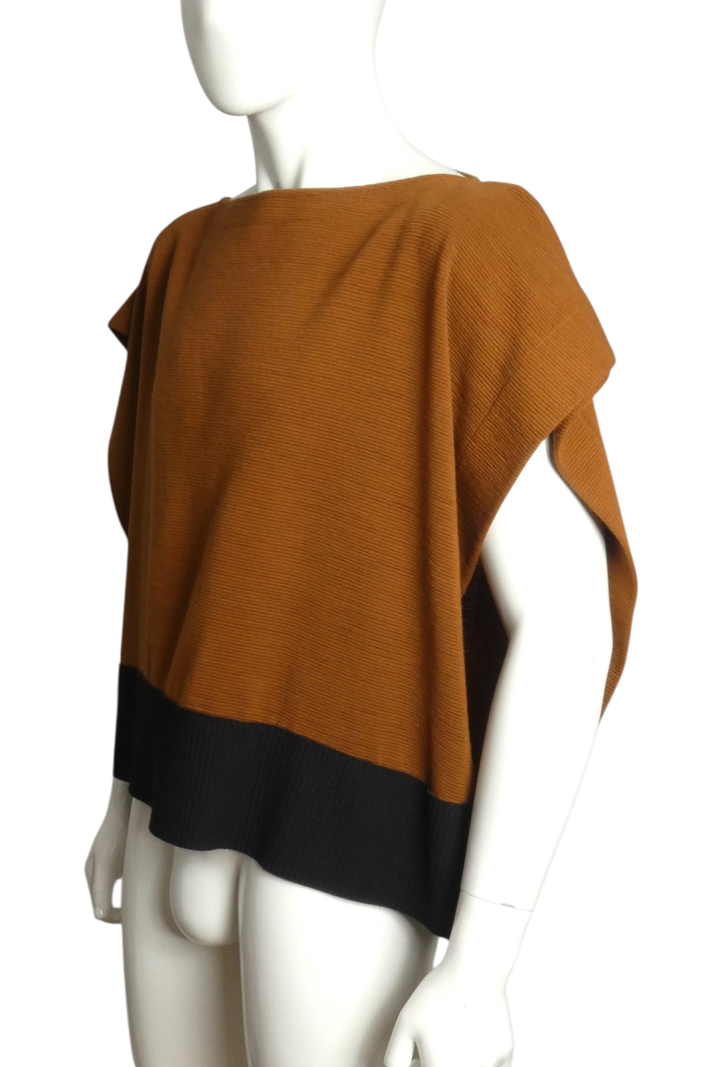 PIERRE CARDIN (HAUTE COUTURE)- 1991 Ribbed Wool Knit Sweater, One Size