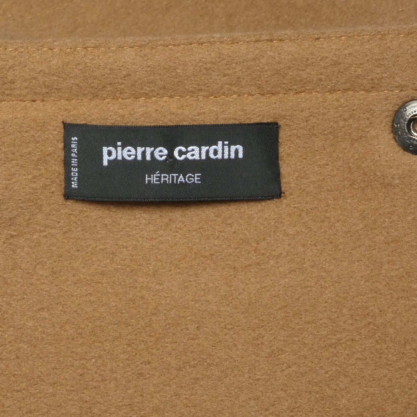 PIERRE CARDIN (HAUTE COUTURE)- Sculptural Wool Sleeveless Jacket, Size XL