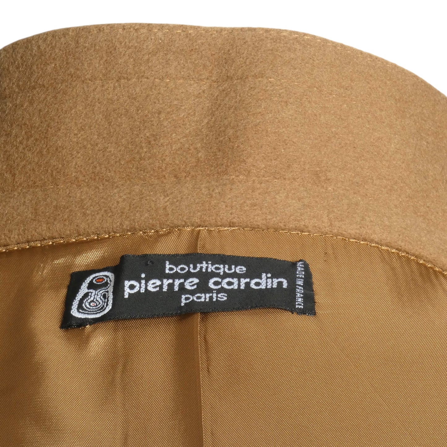 PIERRE CARDIN (HAUTE COUTURE)- Sculptural Wool Sleeveless Jacket, Size XL