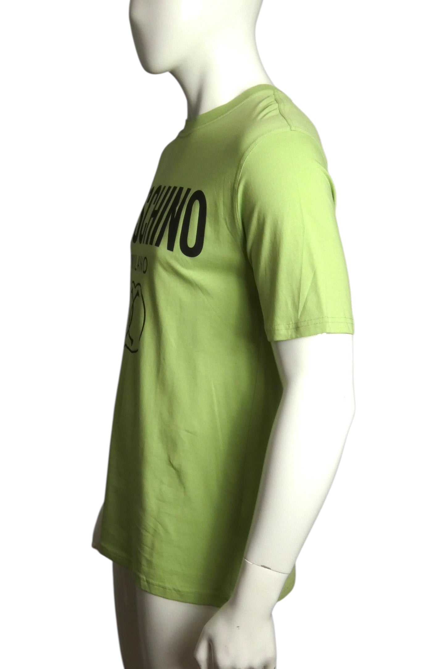 MOSCHINO COUTURE X SMILEY- NWT 2022 Green Graphic Print T-Shirt, Size Medium