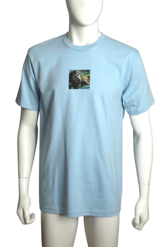 SUPREME- NWT 2025 Blue "Exorcist" Graphic Print T-Shirt, Size Medium
