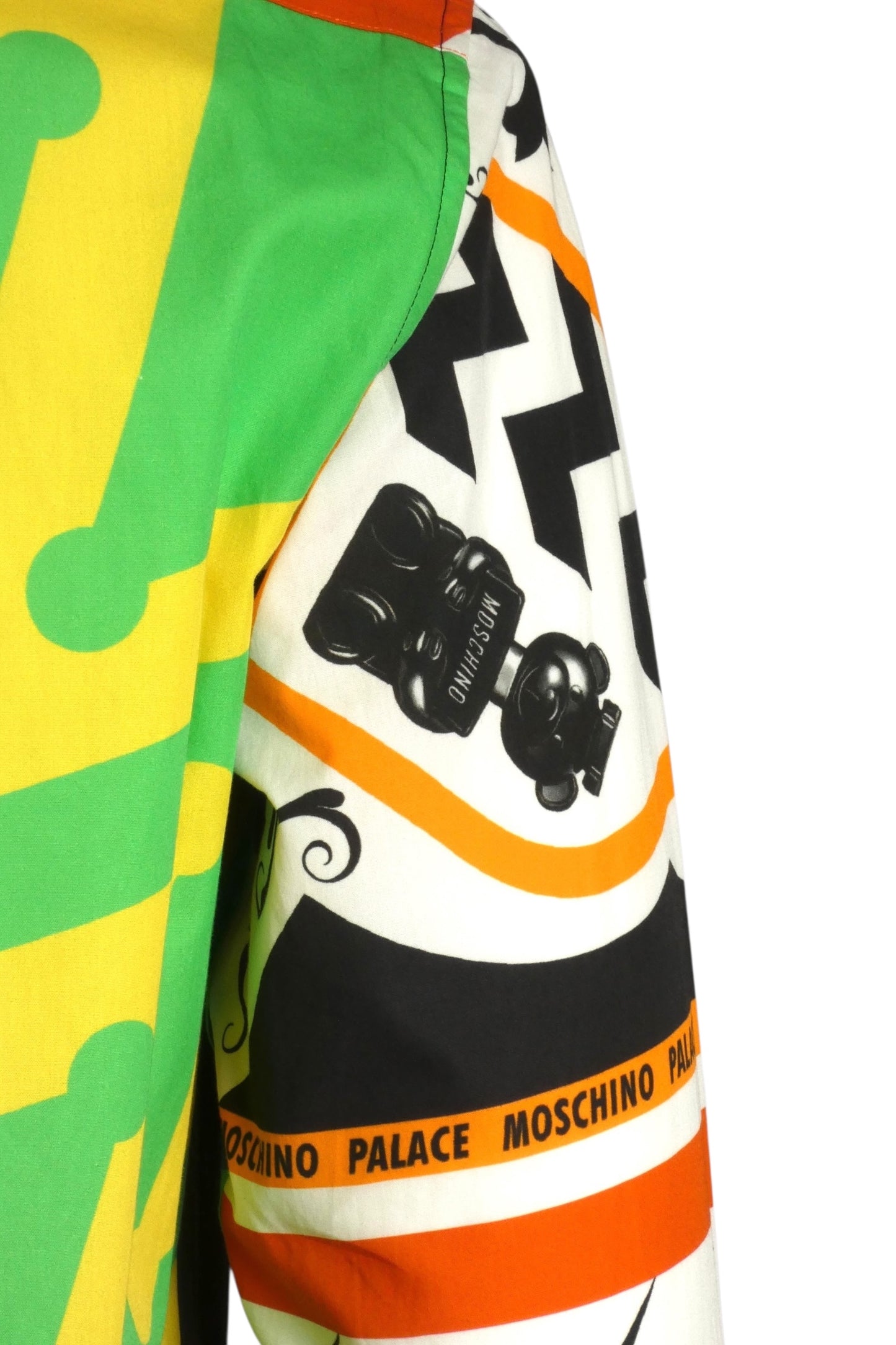 PALACE X MOSCHINO- NWT 2020 Printed Cotton L/S Shirt, Size Medium