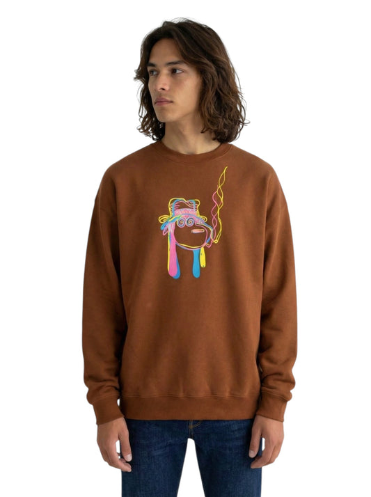 Cotton Graphic Sweatshirt, Size 2XL