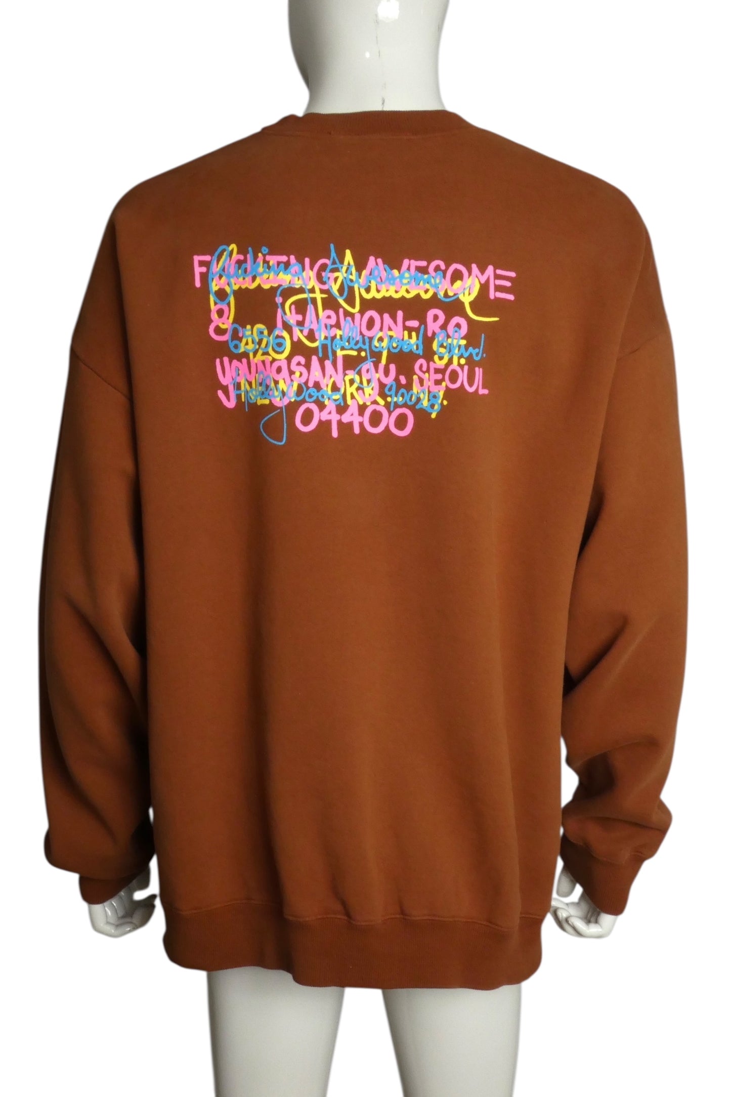 Cotton Graphic Sweatshirt, Size 2XL