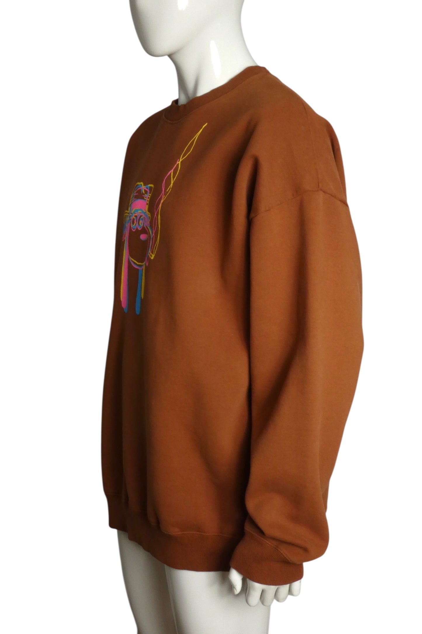 Cotton Graphic Sweatshirt, Size 2XL