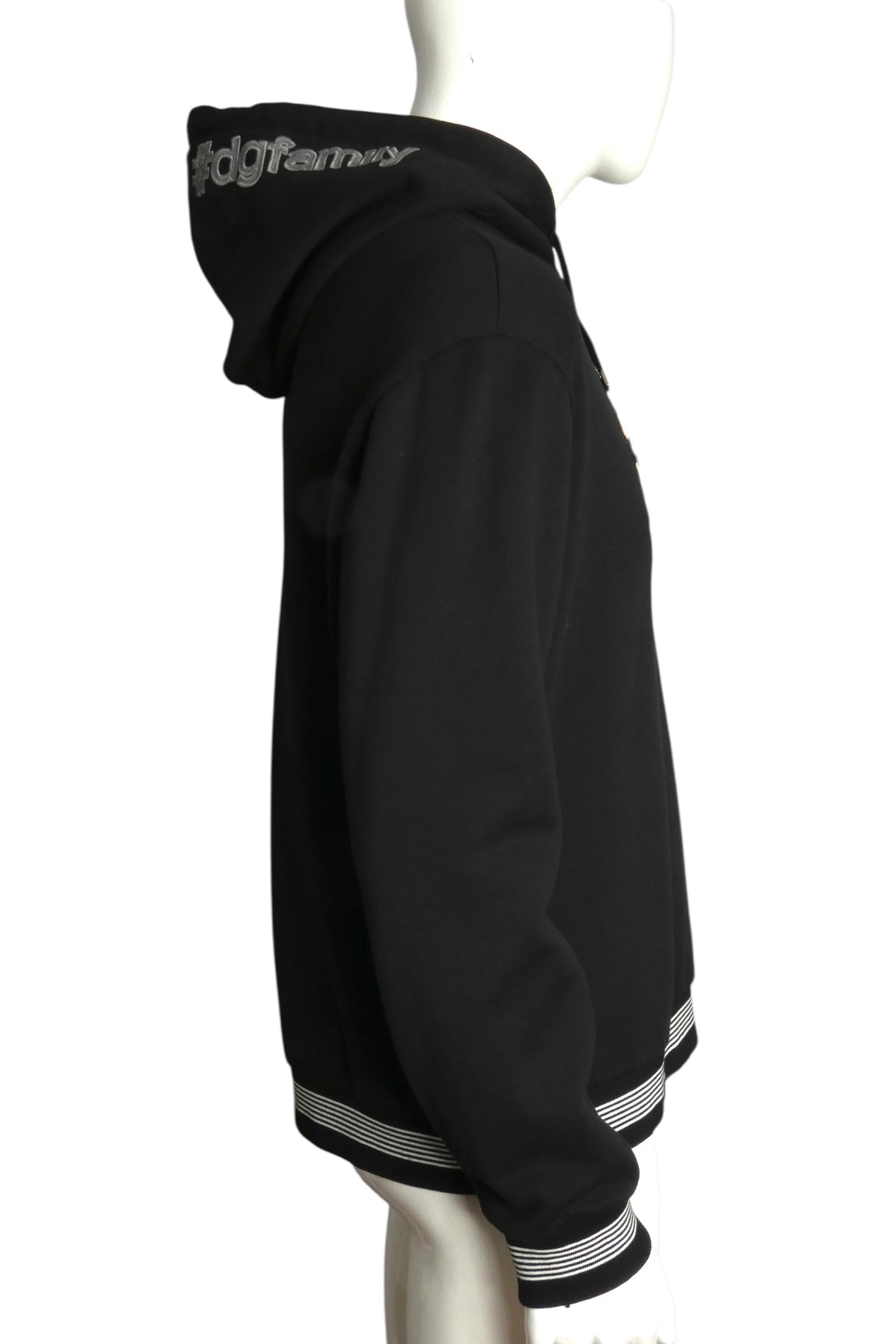Applique Hoodie Sweatshirt, Size Medium