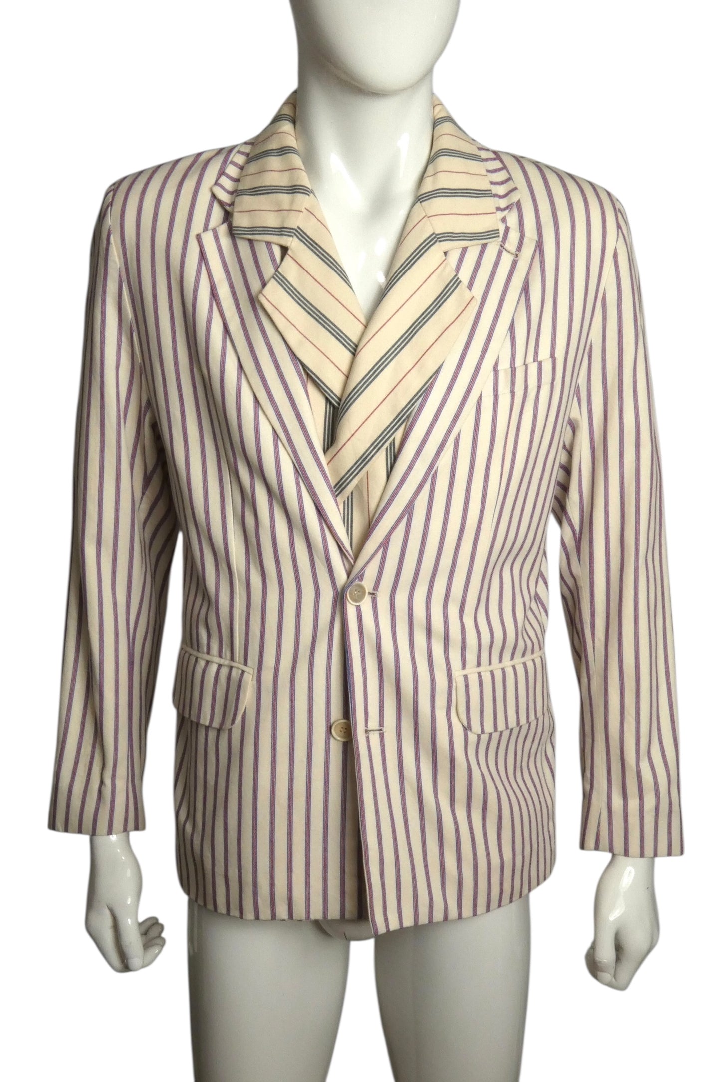 2018 Striped Blazer, Size Large