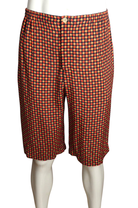 GUCCI- NWT 2023 Printed Crepe Shorts, Size Small