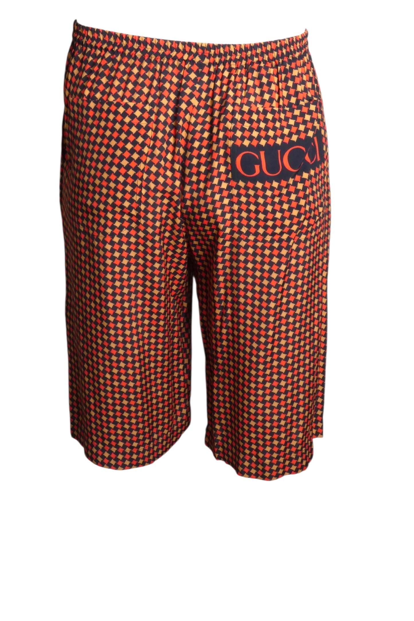 GUCCI- NWT 2023 Printed Crepe Shorts, Size Small